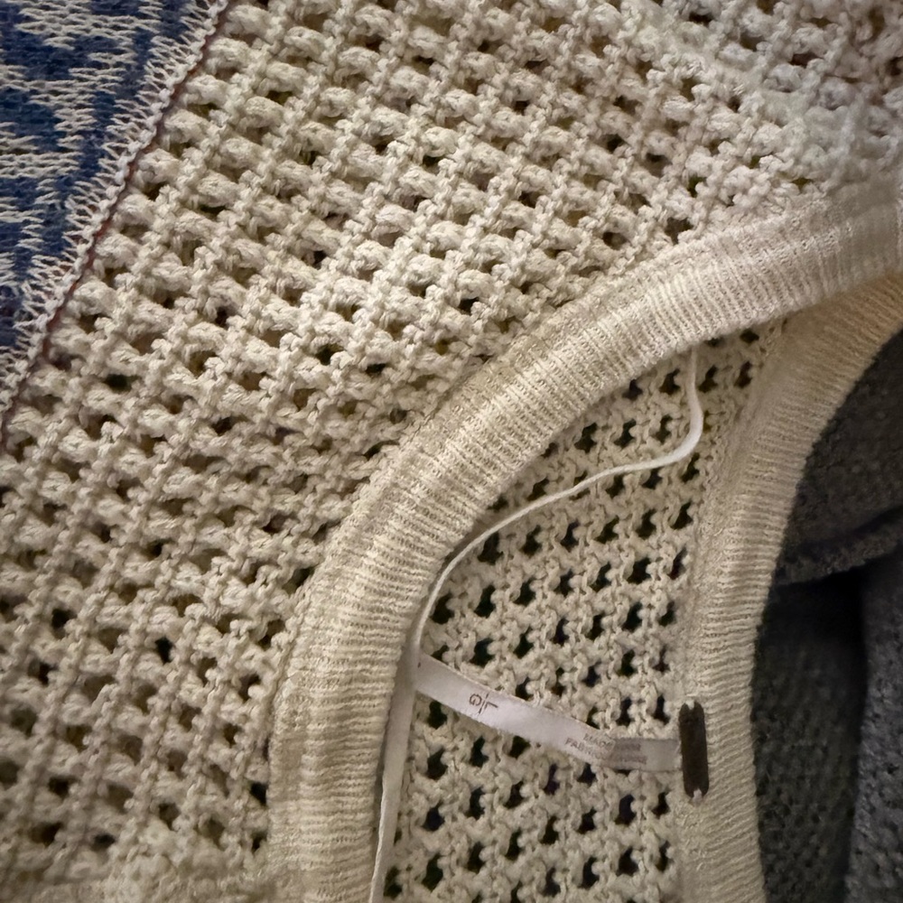 Cozy Knit Sweater with Patterned Yoke - Picture 5 of 6